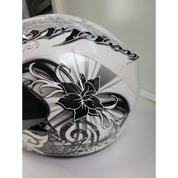 Scorpion EXO-R410 Orchid Graphic Helmet White, Size S - Picture 4 of 11